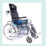 VERSATIL E WHEELCHAIR WITH COMMODE