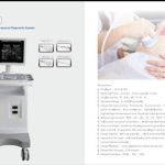 Ultrasound Machine on trolley with Black White scanner